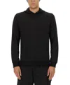 Moschino Sweatshirt With All Over Logo In Black