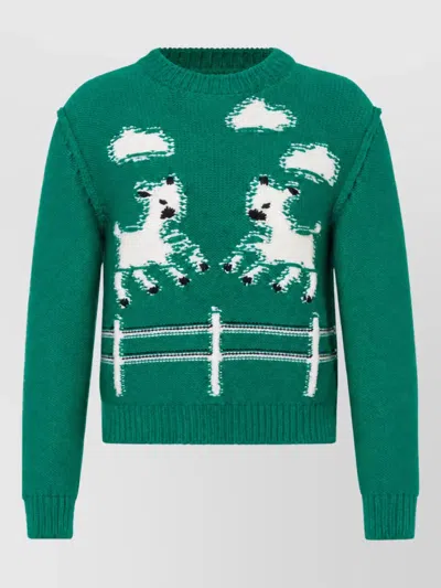 Moschino Sweatshirt In Green