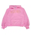 Moschino Logo-embellished Sweatshirt In Begoniapink