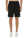 Moschino Sweatshirt Bermuda In Black