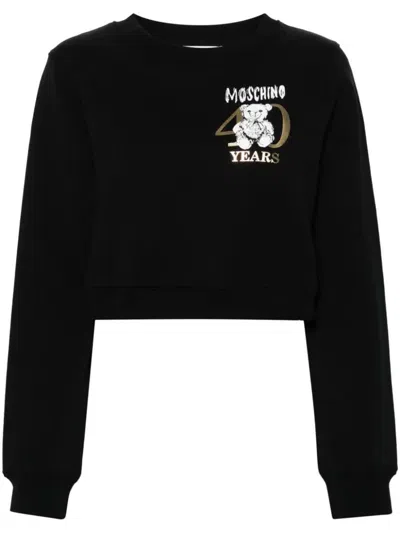 Moschino Sweatshirt Clothing In Black