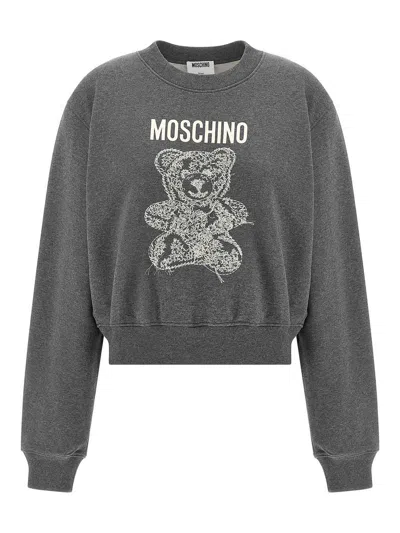 MOSCHINO SUDADERA - GRIS