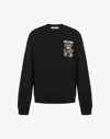 Moschino Sweatshirt Little Teddy Bear In Black