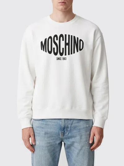 Moschino Sweatshirt Men  Couture In White