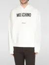 Moschino Long-sleeved Sweatshirt In White