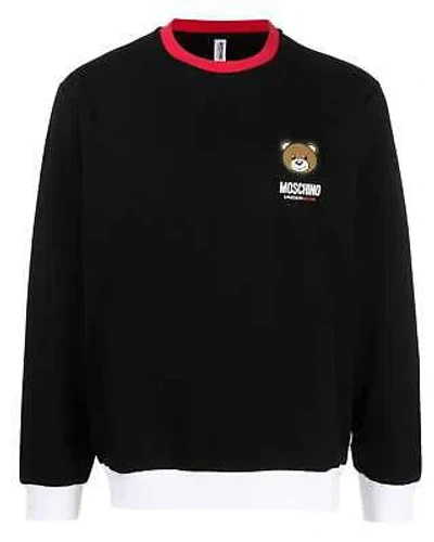 Pre-owned Moschino Sweatshirt  Underbear Hoodies Man Cotton Black