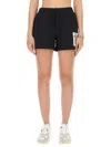 Moschino Sweatshirt Shorts In Black