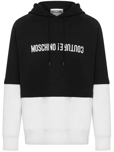 MOSCHINO MOSCHINO SWEATSHIRT WITH COLOR BLOCK DESIGN