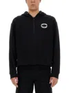 Moschino Sweatshirt With Logo In Black