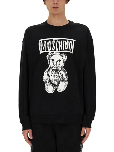 MOSCHINO SWEATSHIRT WITH LOGO