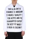 MOSCHINO MOSCHINO SWEATSHIRT WITH ZIP