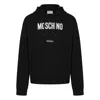 Moschino Cotton Hoodie With Drawstrings And Kangaroo Pocket