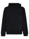 Moschino Logo-lettering Hoodie In Black