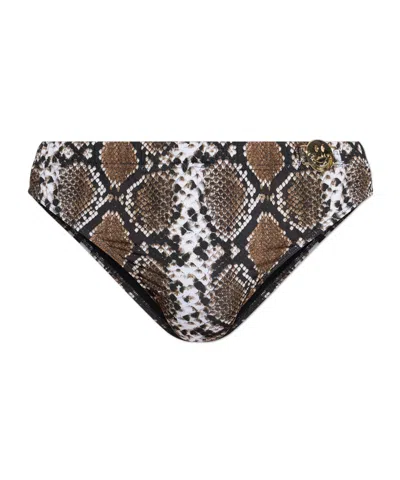 Moschino Swim Briefs In Brown
