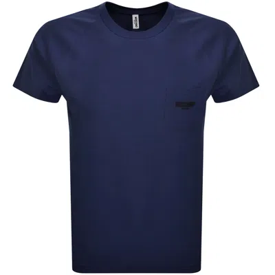 Moschino Swim Logo T Shirt Blue