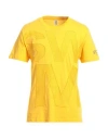 Moschino Swim Man T-shirt Marigold Size Xxl Cotton, Polyester In Yellow