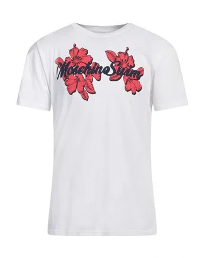 Moschino Swim Man T-shirt White Size L Cotton In White