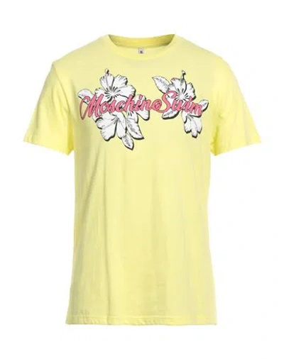 Moschino Swim Man T-shirt Yellow Size M Cotton