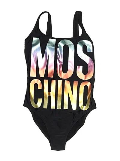 Pre-owned Moschino Swim One Piece Swimsuit In Black
