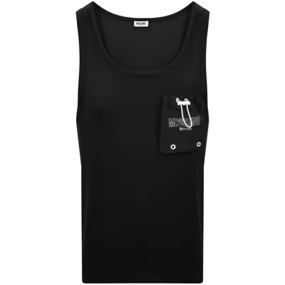 Moschino Swim Pocket Vest Black