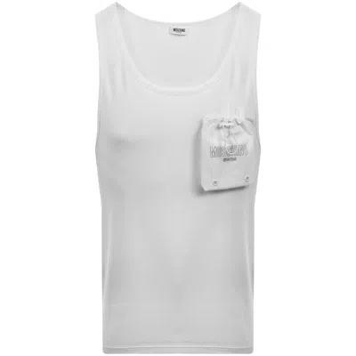 Moschino Swim Pocket Vest White