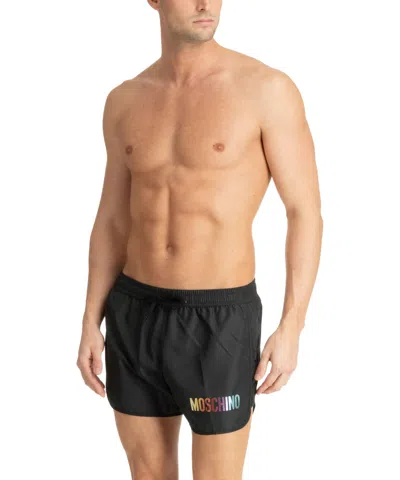 Moschino Black Three-pocket Swim Shorts