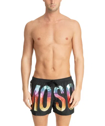 Moschino Swim Shorts In Black