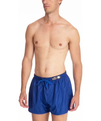 Moschino Swim Shorts In Blue