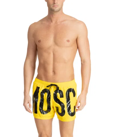 Moschino Swim Shorts In Yellow