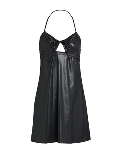 Moschino Swim Woman Cover-up Black Size M Polyamide, Elastane