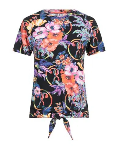 Moschino Swim Woman T-shirt Black Size S Cotton, Elastane