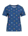 Moschino Swim Woman T-shirt Blue Size M Cotton, Elastane
