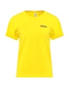 Moschino Swim Woman T-shirt Yellow Size L Cotton, Elastane