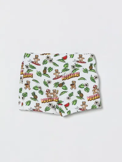 Moschino Babies' スイムウェア  ボーイ カラー ホワイト In White