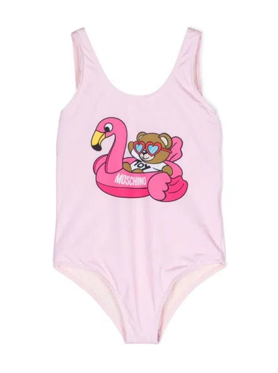Moschino Kids' Swimsuit In Rosa