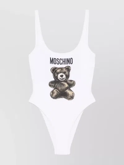 MOSCHINO SWIMSUIT WITH TEDDY BEAR PRINT