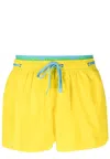 Moschino Man Swim Trunks Yellow Size Xxs Polyester, Polyamide, Elastane In Giallo