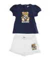 Moschino T-shirt And Shorts Set In White
