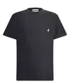 Moschino Duck-embroidered Crewneck T-shirt In Black