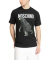 Moschino Short-sleeved T-shirt In Black