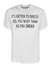 Moschino T-shirt With Lettering Print In Black