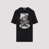 Moschino Teddy Bear-print T-shirt Mini Dress In Black