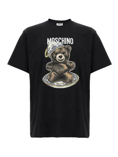 Moschino T-shirt With Print In Black