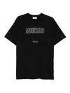 Moschino Logo-embellished T-shirt In Black