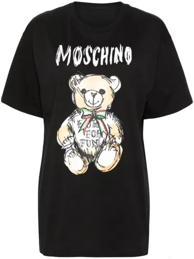 Moschino T-shirt In Black