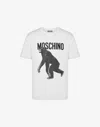 Moschino T-shirt Chimpanzee Print In White