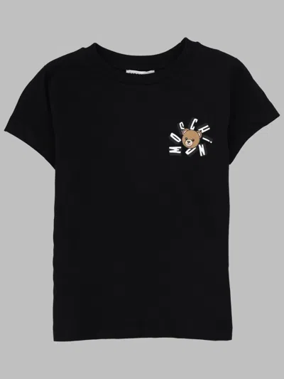 Moschino T Shirt Con Logo In Black