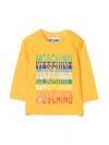 Moschino T-shirt Con Logo In Yellow