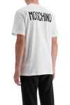 Moschino Gray Bonded Logo T-shirt