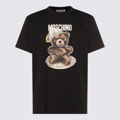 Moschino T-shirt E Polo Nero In Black